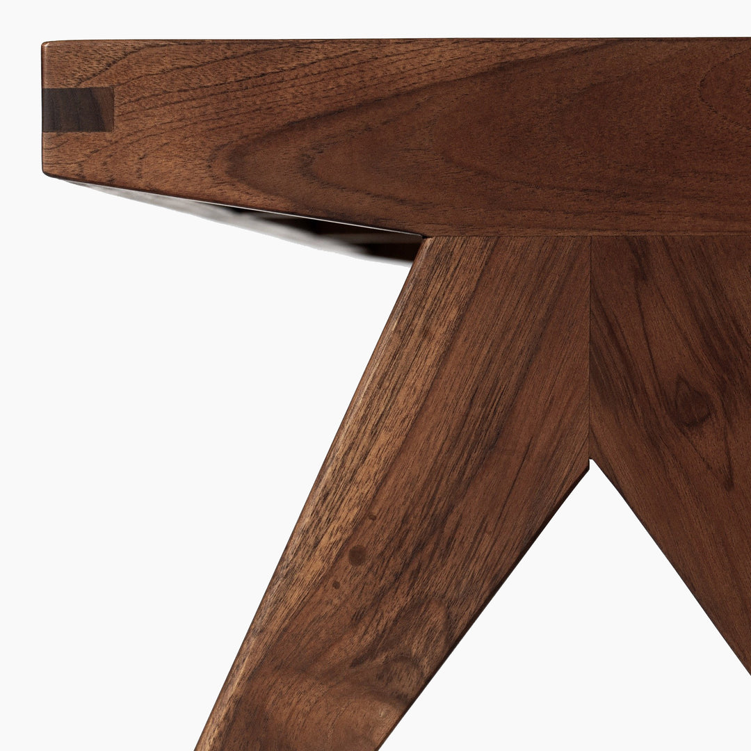Jeanneret Library Bench - Brown
