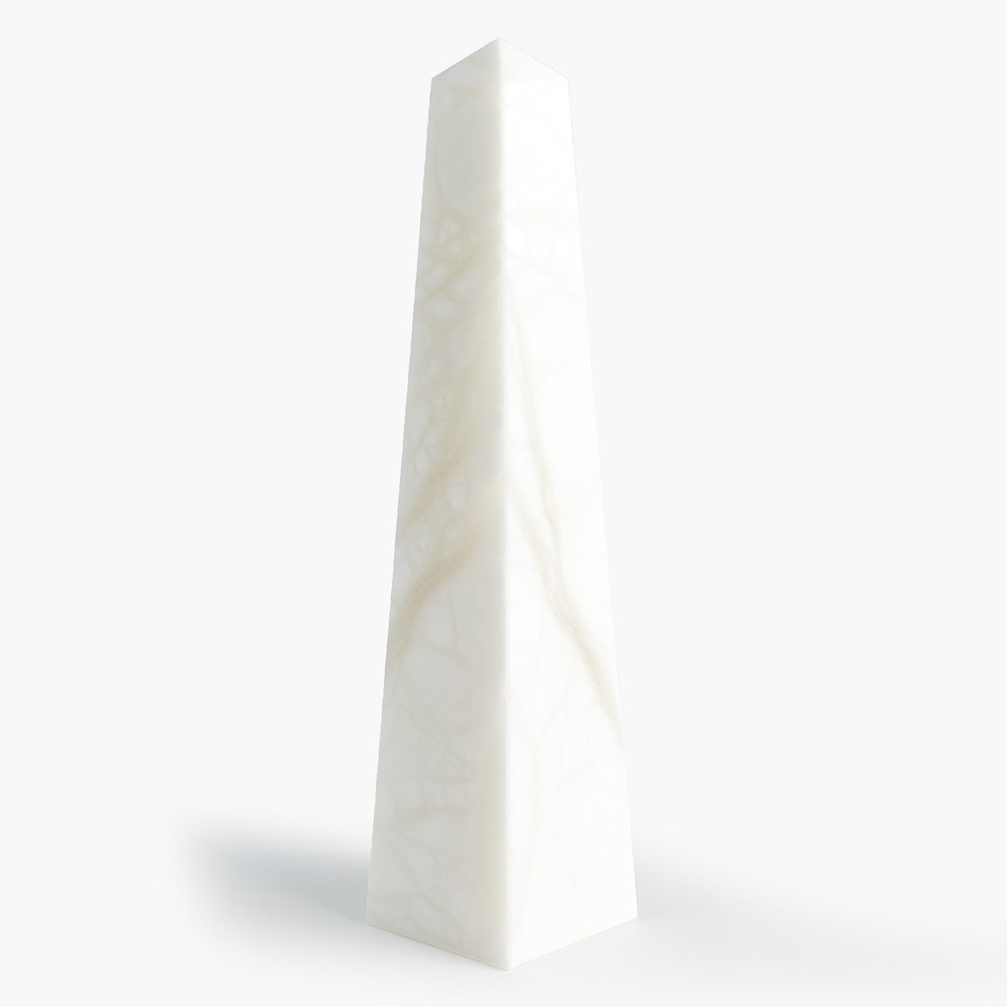 Alabaster Obelisque-White freeshipping - Forom