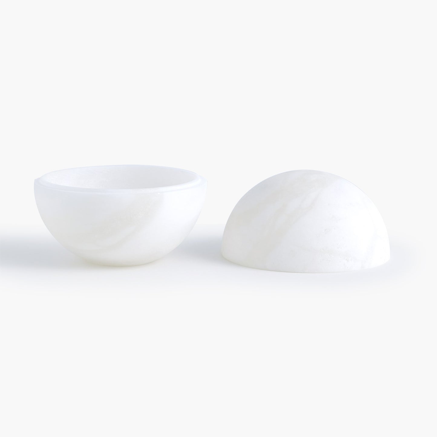 Alabaster Sphere Box-White freeshipping - Forom