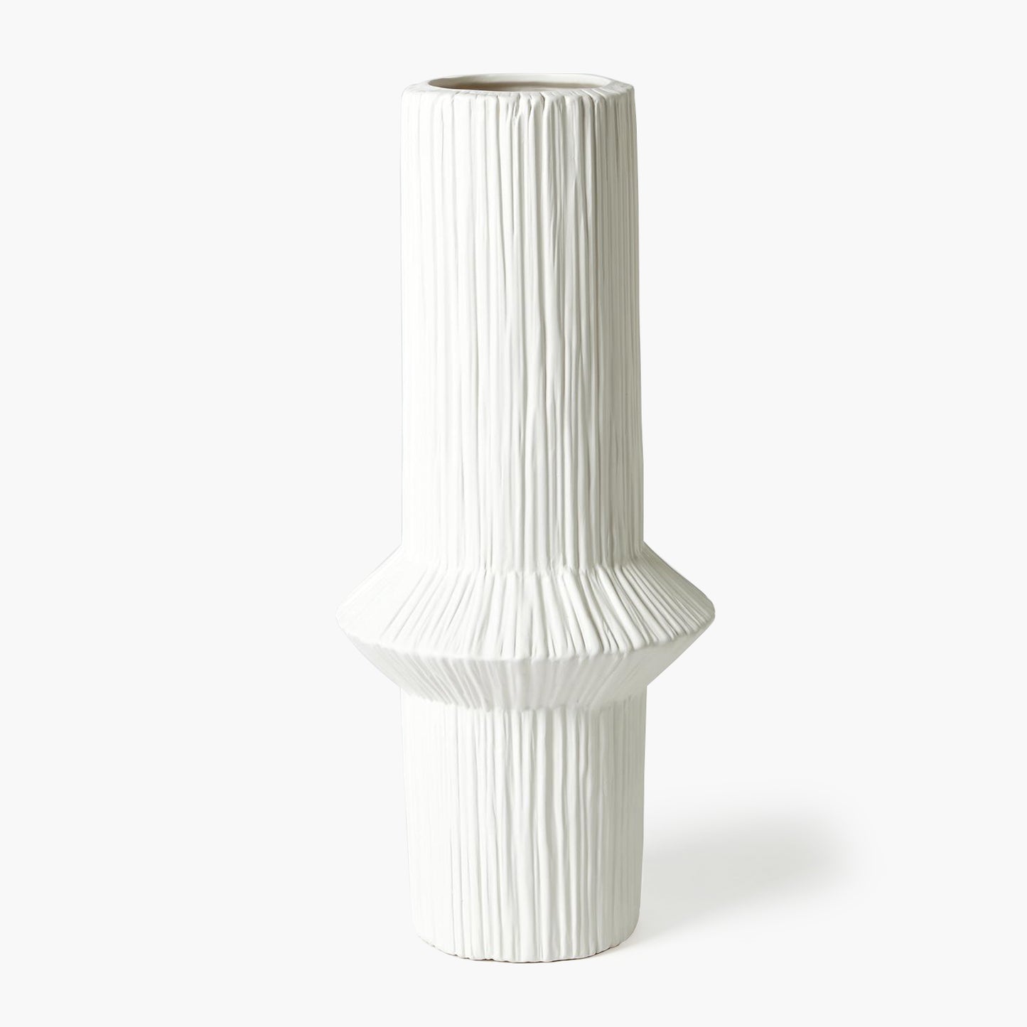 Ascending Ring Vase-Matte White freeshipping - Forom