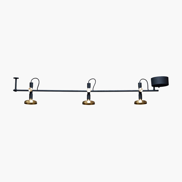 Ceiling Lamp Blend With Three Light Sources, Different Finishes