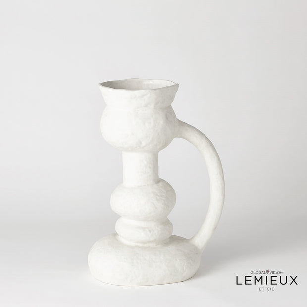 Lemieux Et Cie Remi Vase-White