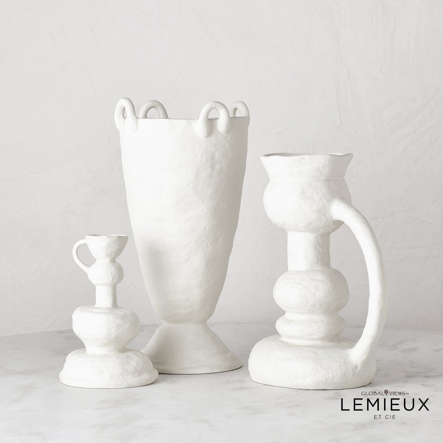 Lemieux Et Cie Remi Vase-White