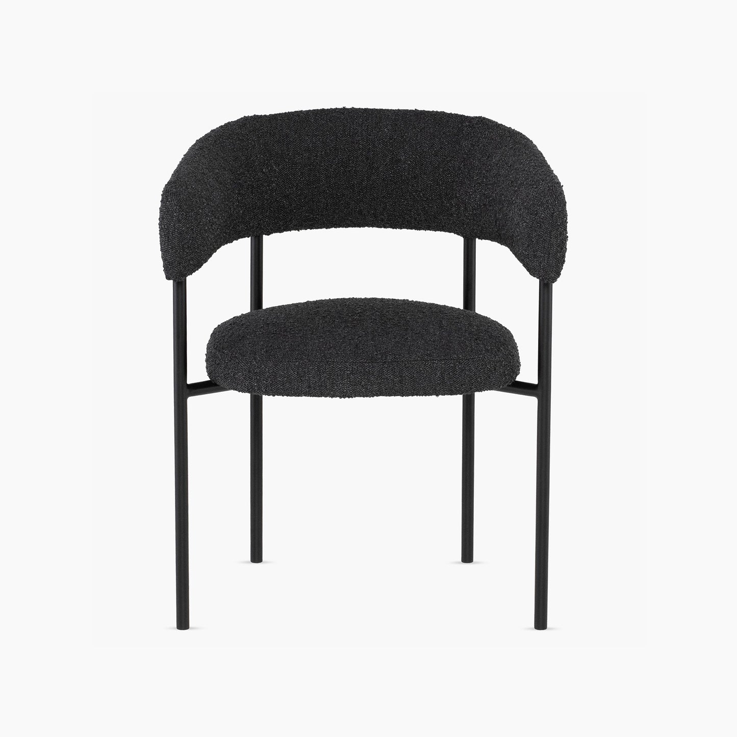 Cassia Dining Chair - Licorice Boucle