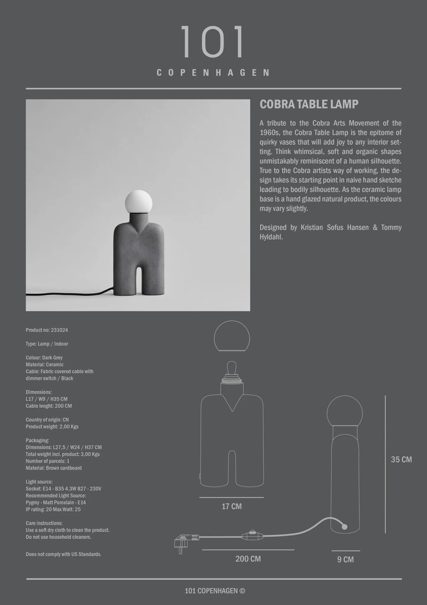 Forom Cobra Table Lamp - Thumbnail 4