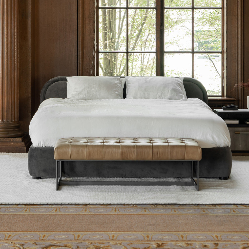 Cora Bed - Charcoal