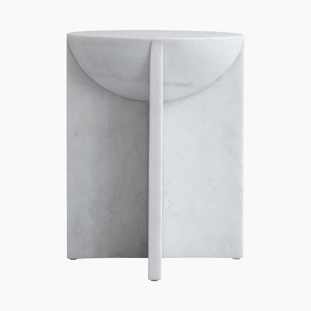 Cross Marble Side Table