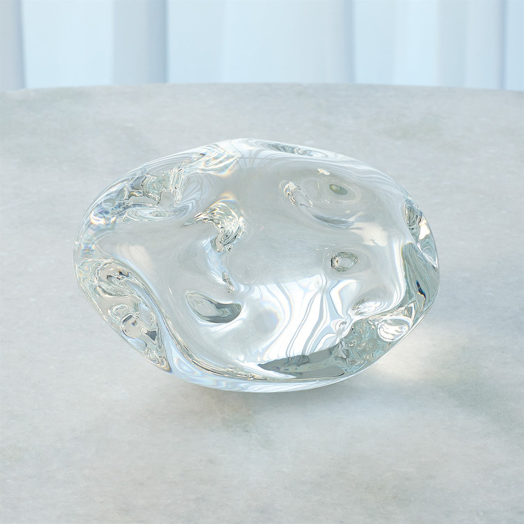 Dimple Paperweight-Clear freeshipping - Forom