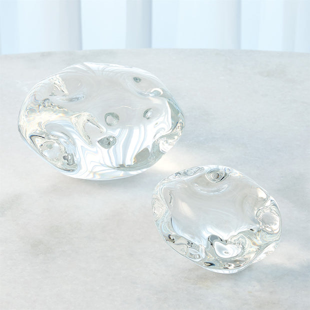 Dimple Paperweight-Clear freeshipping - Forom
