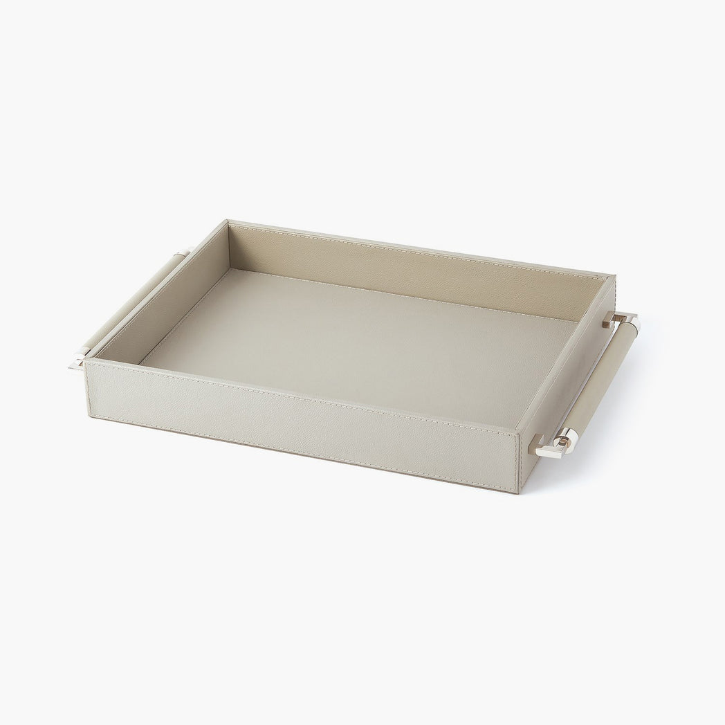 Double Handle Serving Tray-Grey freeshipping - Forom