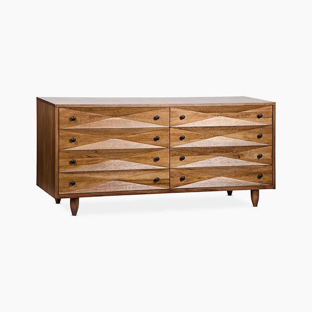 Piper Double Chest, Dark Walnut