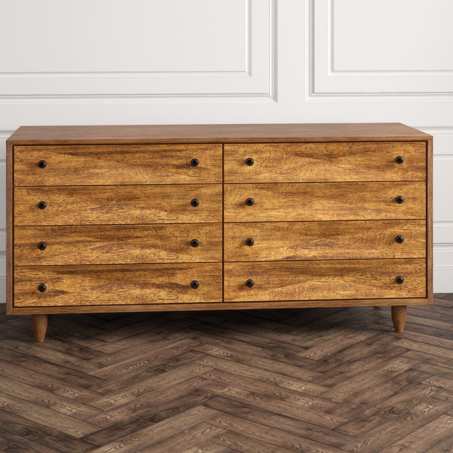 Piper Double Chest, Dark Walnut