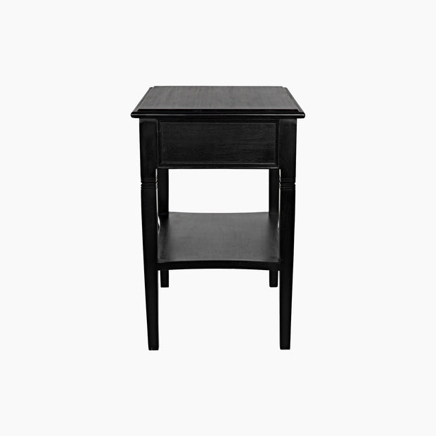Journee 1-Drawer Side Table - Hand Rubbed Black