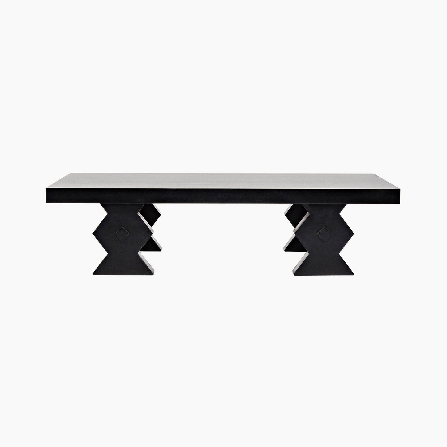 Emerson Coffee Table, Hand Rubbed Black