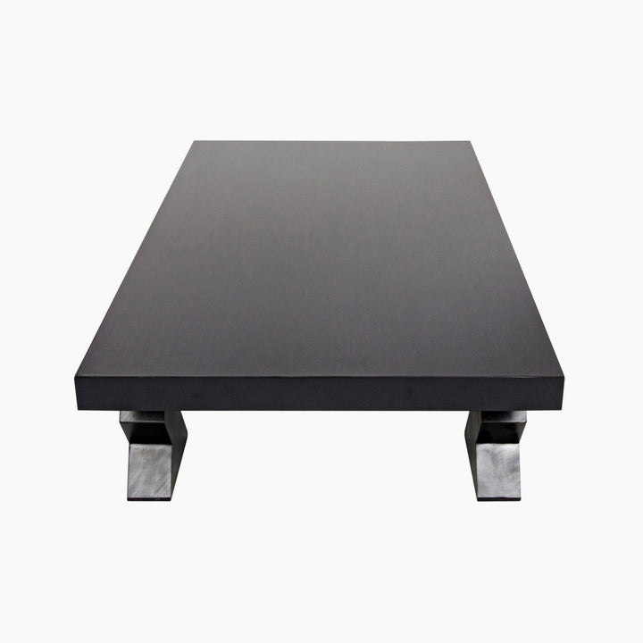 Emerson Coffee Table, Hand Rubbed Black