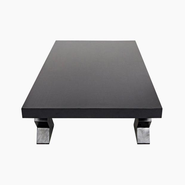 Emerson Coffee Table, Hand Rubbed Black