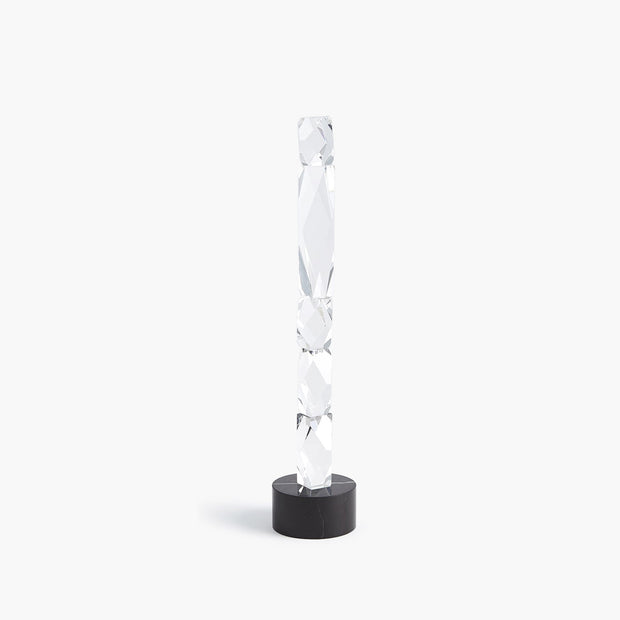 Facette Column Sculpture-Black Base freeshipping - Forom