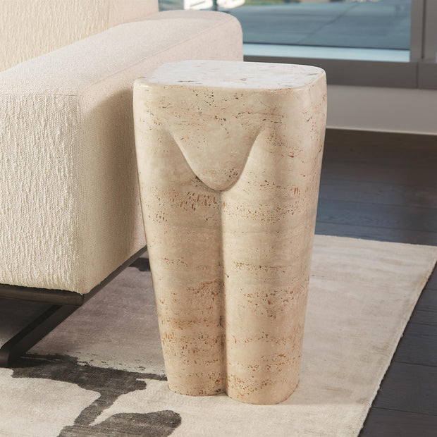 Femme Stool-Travertine freeshipping - Forom