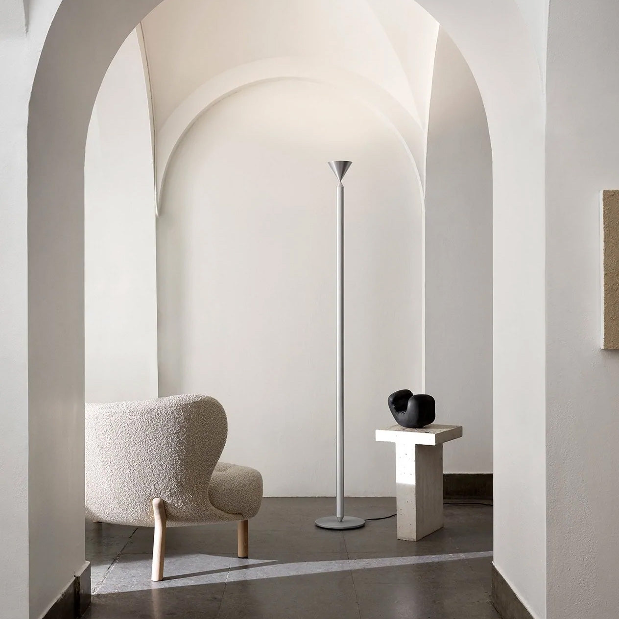 Floor Lamp Apollo 180, Aluminum