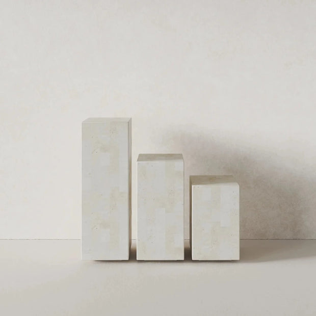 Fossil Stone Plinths