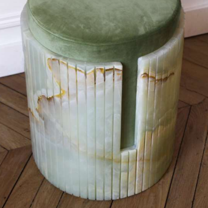Green Onyx Dolce Stool