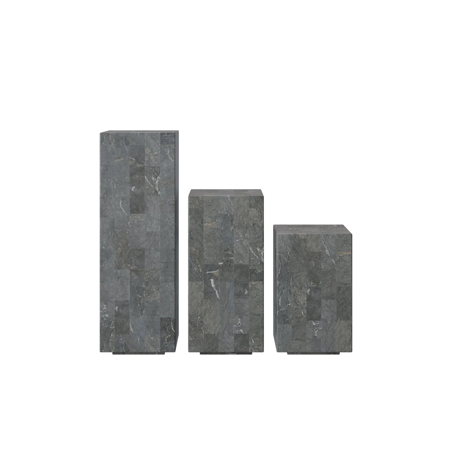 Grey Stone Plinths