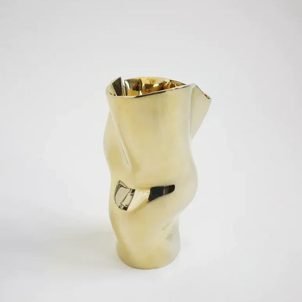 Ostrea 25 Vase Gold