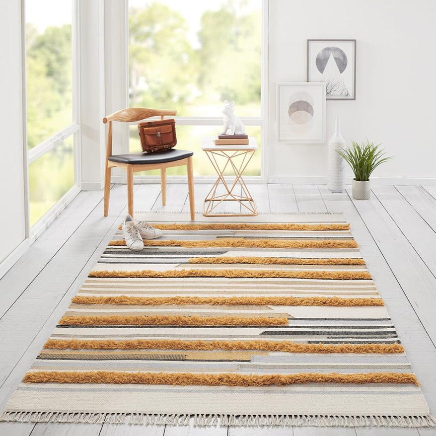 IND-6 Mustard Rug