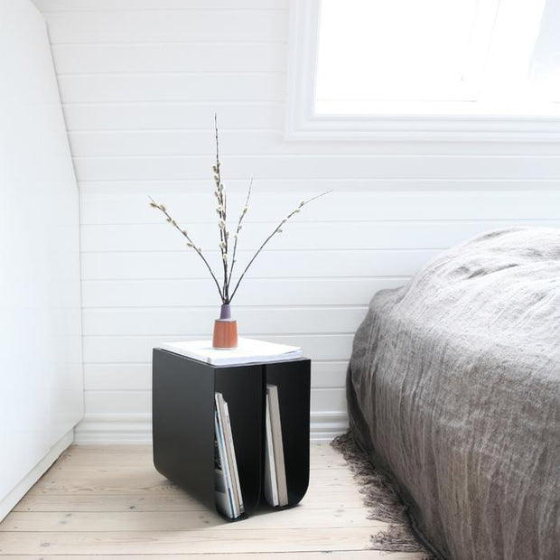 Curved Side Table Stainless Steel freeshipping - Forom