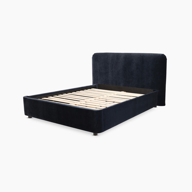 Leilani Bed - Blue Velvet