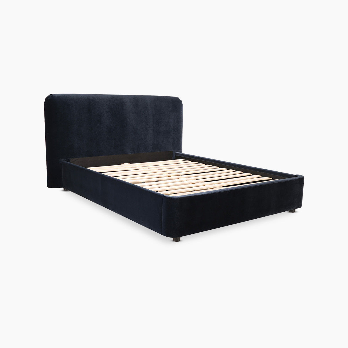 Leilani Bed - Blue Velvet