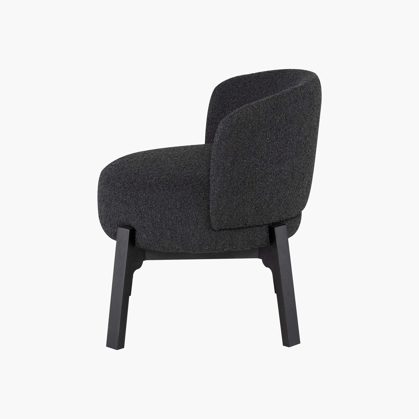 Adelaide Dining Chair - Licorice Boucle