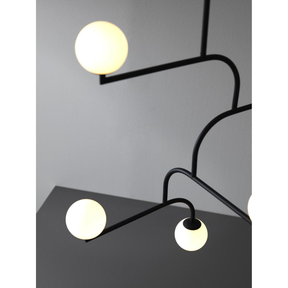 Ceiling lamp Mobil 100, black freeshipping - Forom