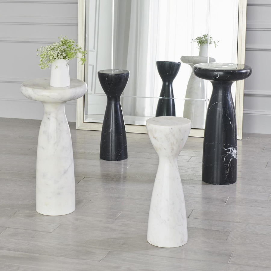 MARBLE TOWER TABLE-BLACK freeshipping - Forom