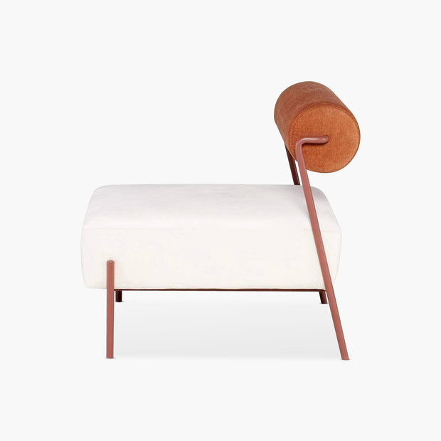 Marni Occasional Chair - Oyster and Terracotta