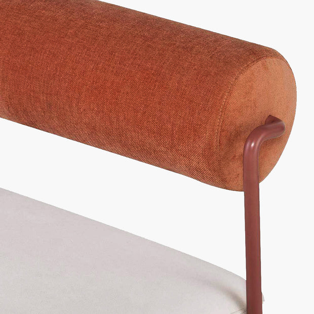 Marni Occasional Chair - Oyster and Terracotta