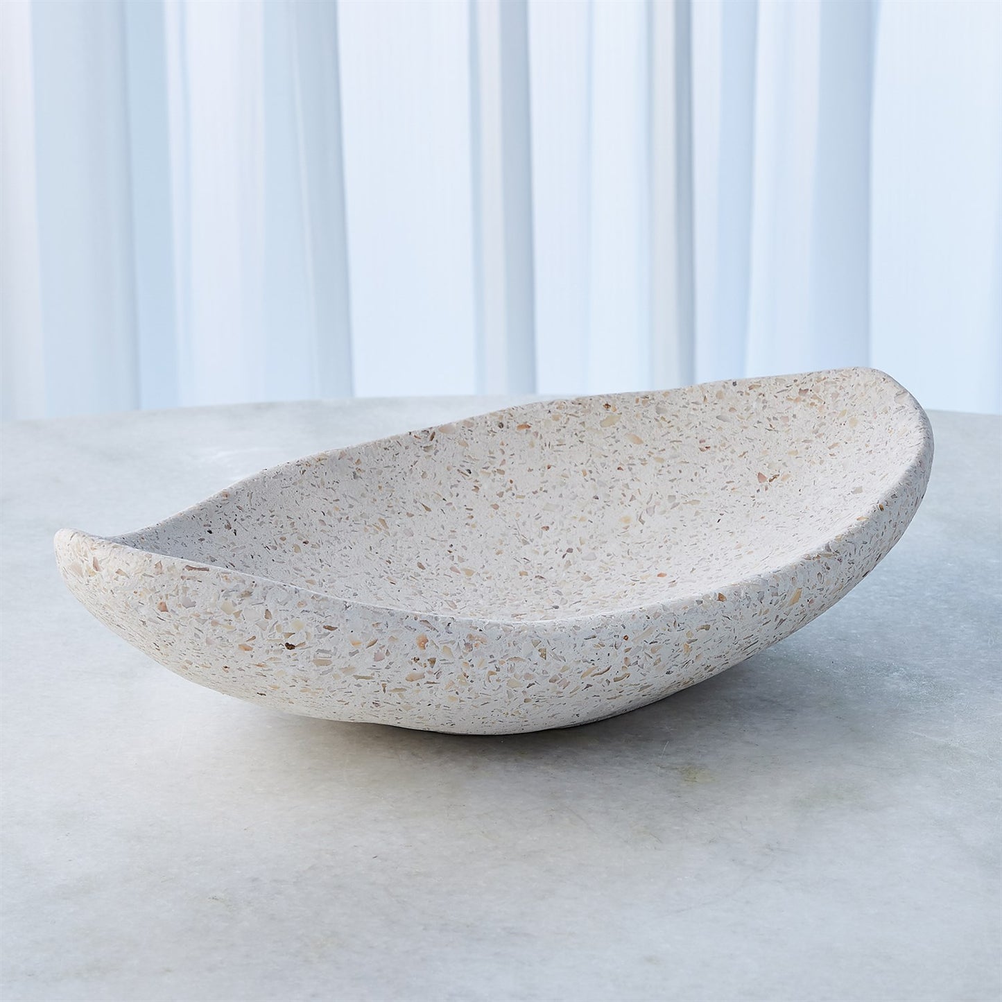 MODERNIST LOW BOWL-TERRAZZO freeshipping - Forom