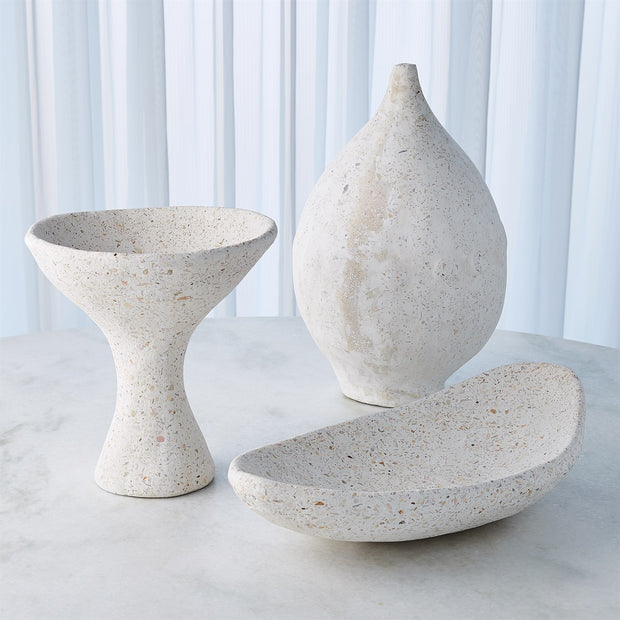 MODERNIST LOW BOWL-TERRAZZO freeshipping - Forom
