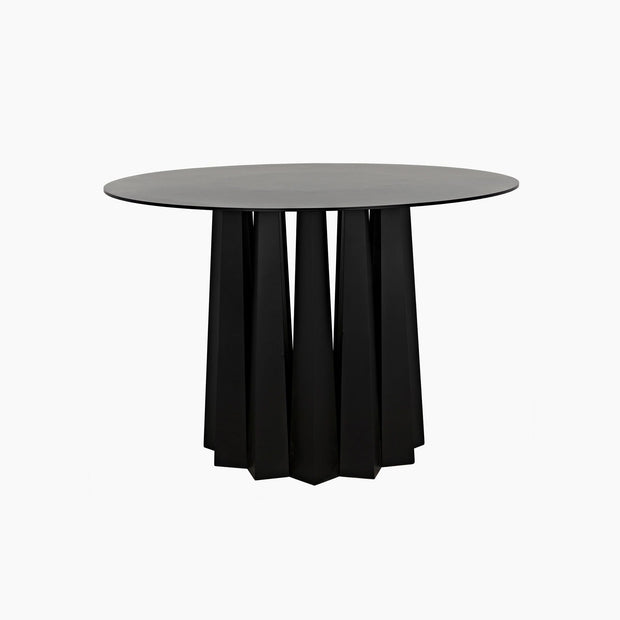Madelyn Dining Table, Black Steel