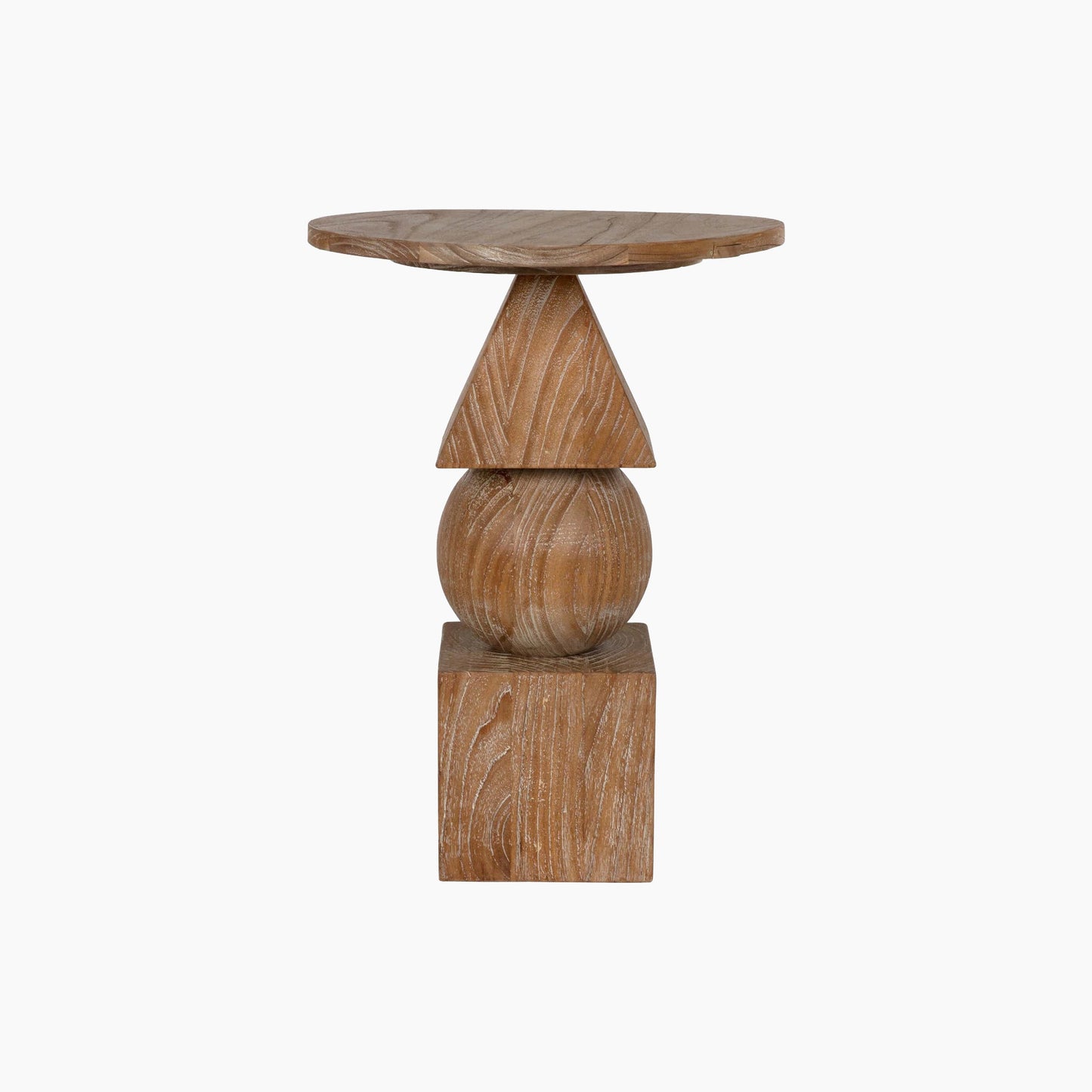 Maya Side Table, Distressed Mindi