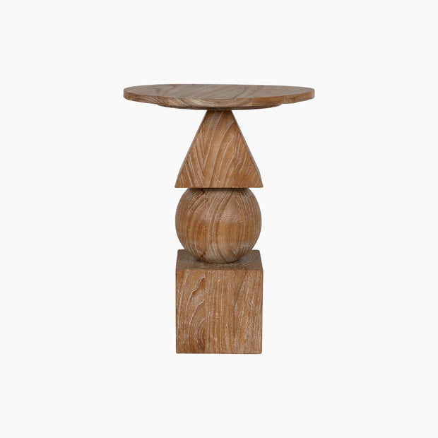 Maya Side Table, Distressed Mindi