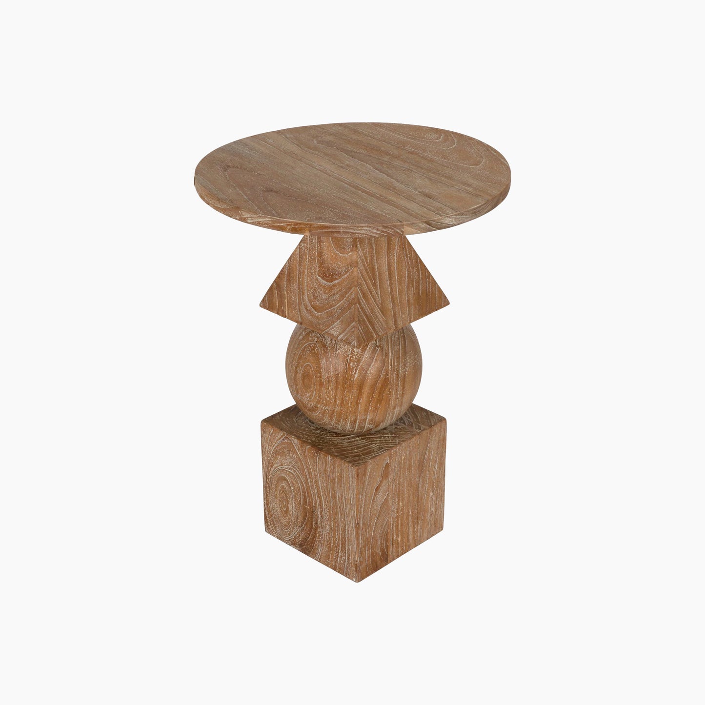 Maya Side Table, Distressed Mindi