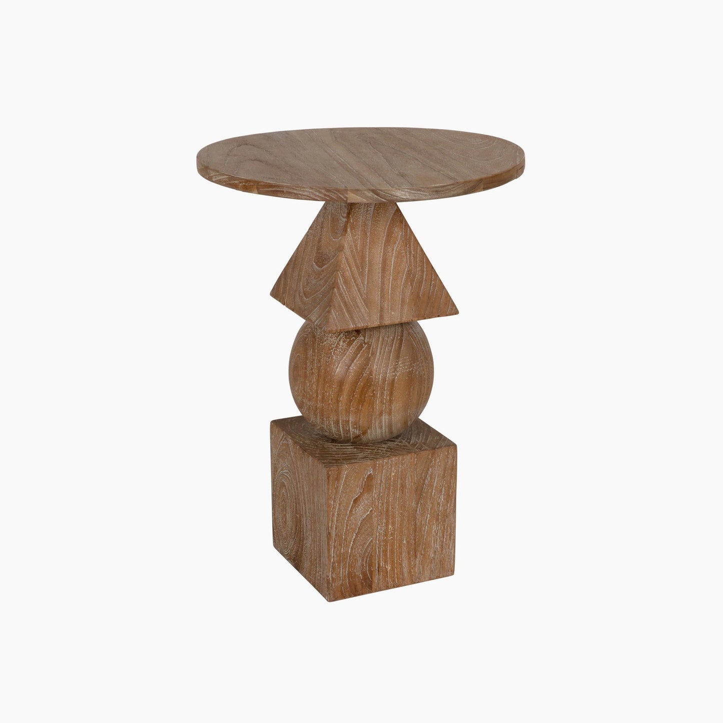Maya Side Table, Distressed Mindi