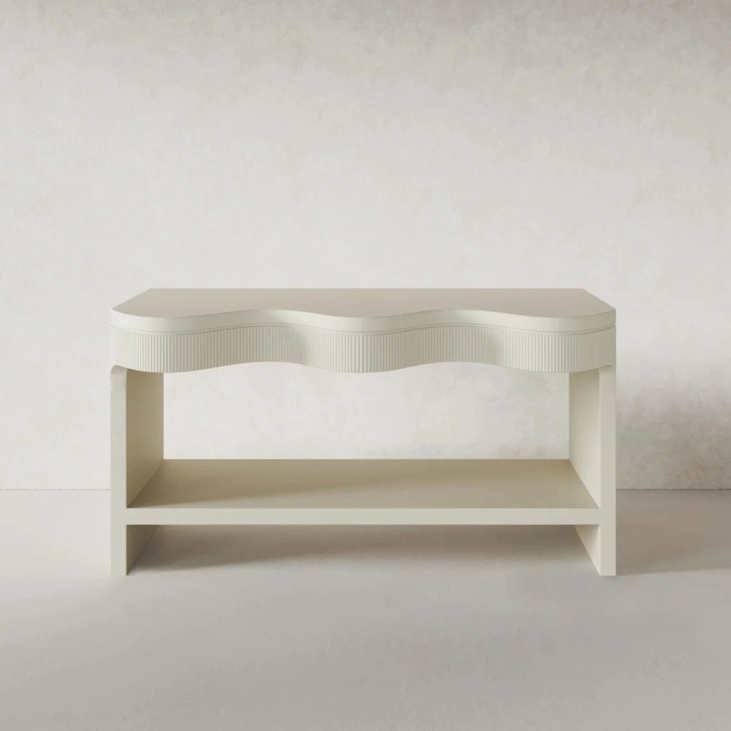 Onda Console Table - Cream