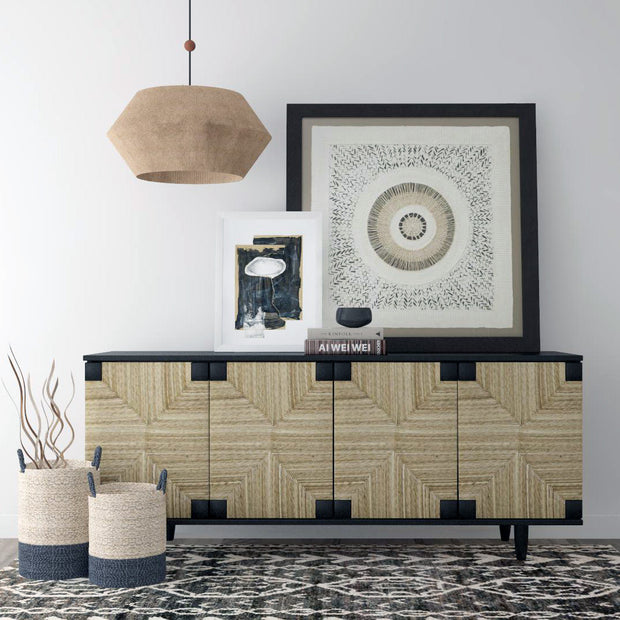 Paisley 4 Door Sideboard, Pale