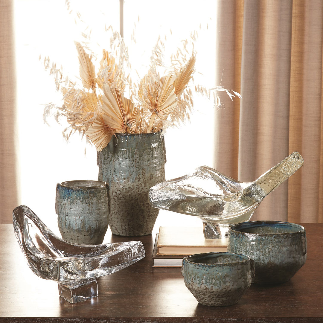 pinch pot planter Pinch Pot Planter Small / Reactive Seafoam