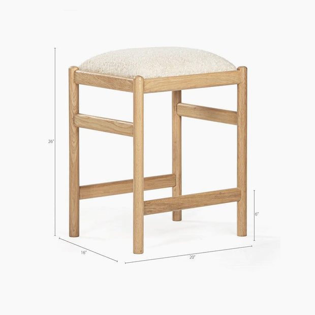 boucle-stool dimension
