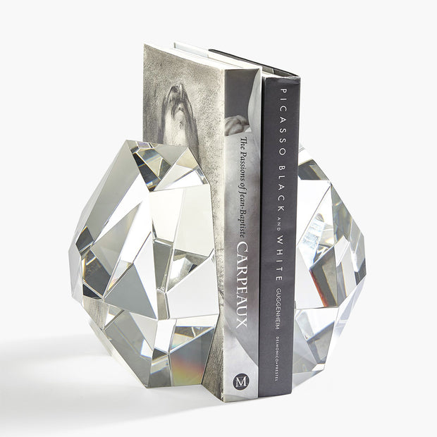 S/2 CRYSTAL BOOKENDS freeshipping - Forom
