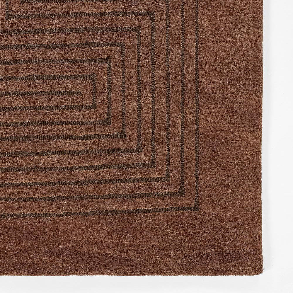 Sim-3 Copper Area Rug