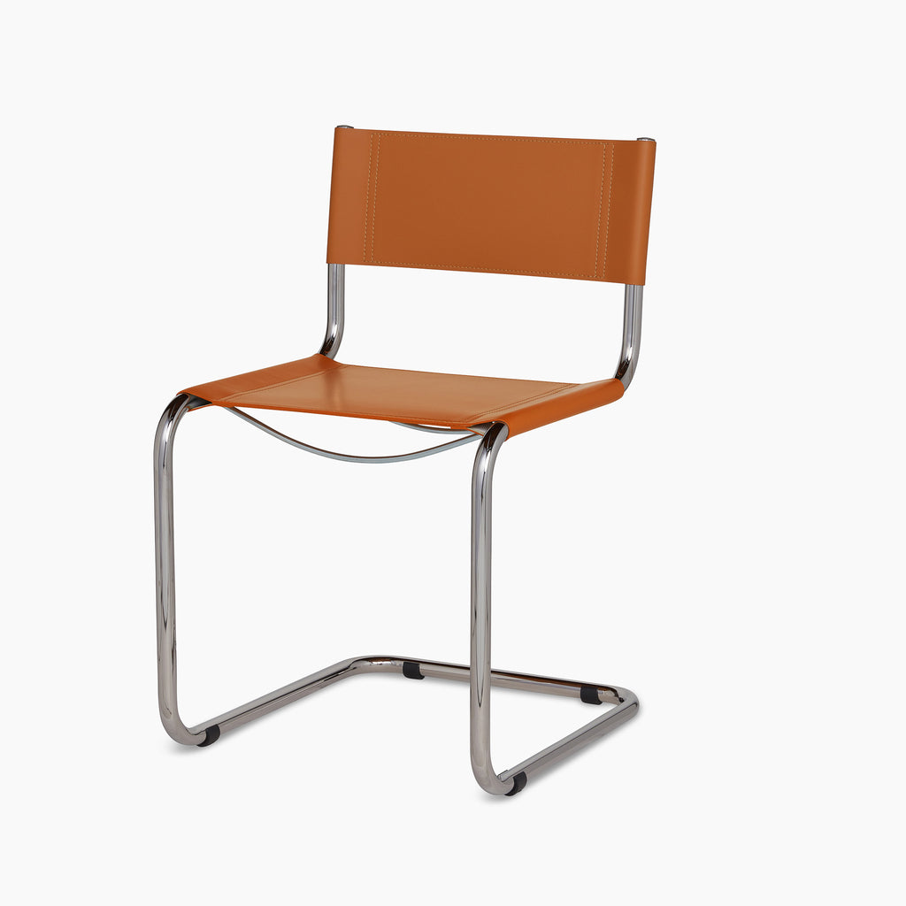Stam Leather Side Chair